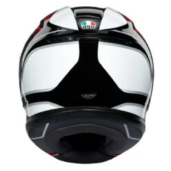 AGV K6 Hyphen Helmet - Black Red White -Motorcycle Clothing Store agv k6 hyphen helmet black red white getgearedshop 4
