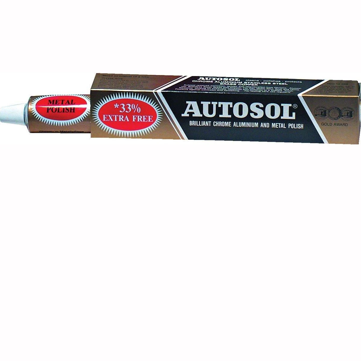 Autosol Chrome Cleaner Paste Tube - 75ml 3 Autosol Chrome Cleaner Paste Tube - 75ml