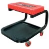 BikeTek Garage Creeper Seat - Red -Motorcycle Clothing Store biketek garage creeper seat red getgearedshop