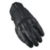 Five Kansas Leather Gloves - Black -Motorcycle Clothing Store five kansas leather gloves black getgearedshop 1