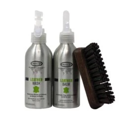 Leather Boots Care Set With Brush - 150ml X 2