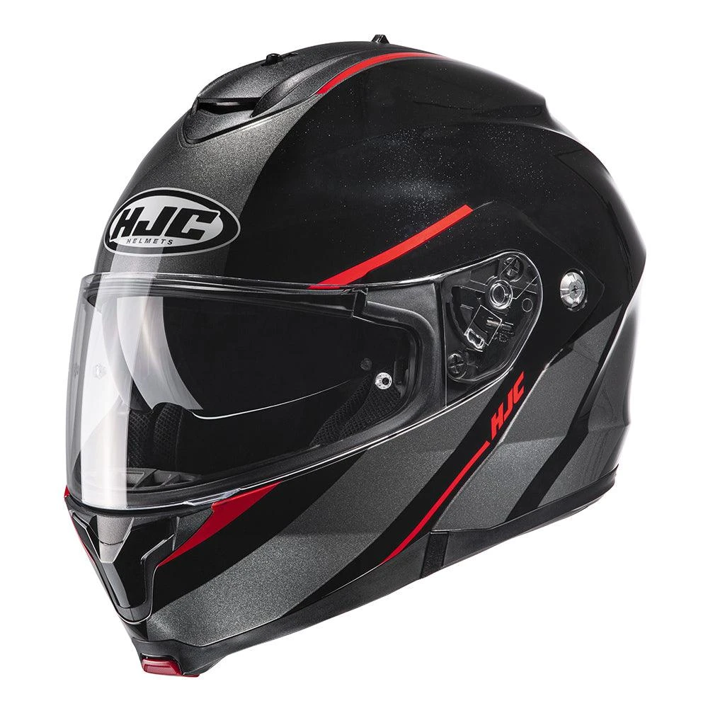 HJC C91 Flip Front Helmet Tero - Red 3 HJC C91 Flip Front Helmet Tero - Red