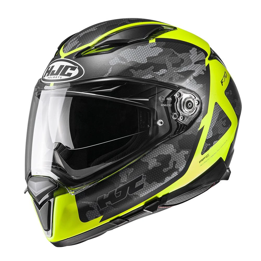 HJC F70 Helmet Katra - Yellow 3 HJC F70 Helmet Katra - Yellow