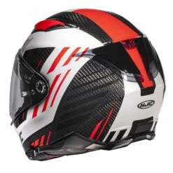 HJC F70 Helmet Kesta Carbon - Red -Motorcycle Clothing Store hjc f70 helmet kesta carbon red getgearedshop 3