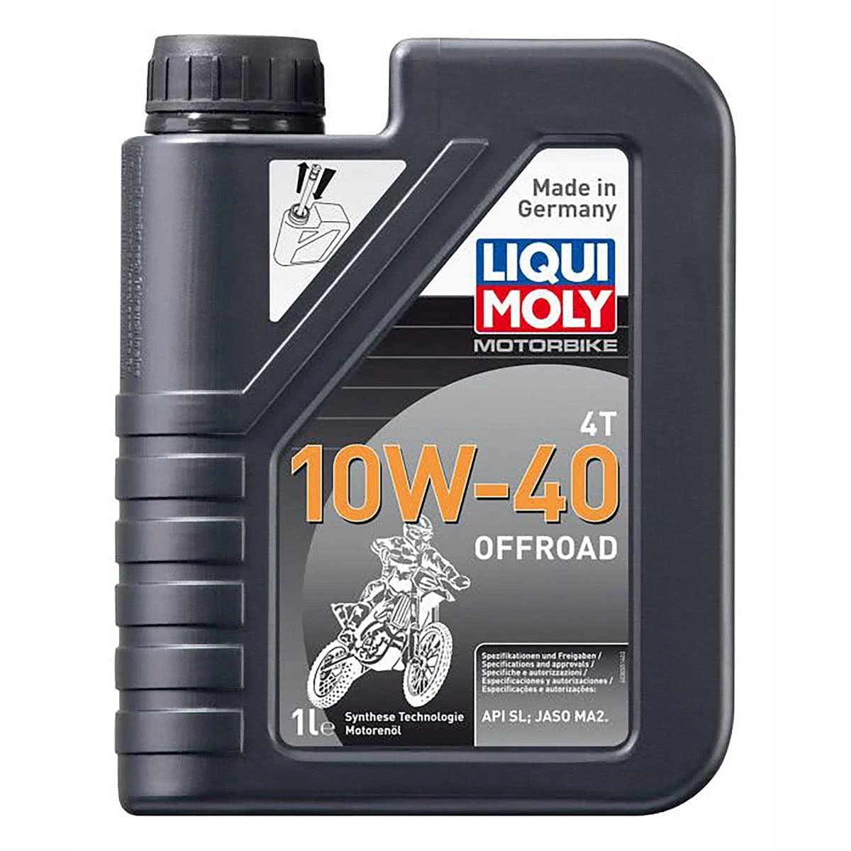 Liqui Moly 10W40 Oil 4 Stroke Mineral Basic Offroad - Clear 4 Liqui Moly 10W40 Oil 4 Stroke Mineral Basic Offroad - Clear - Image 2