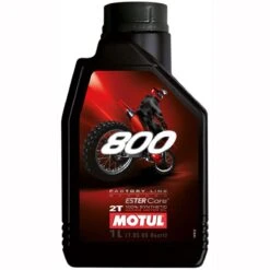 Motul Factory Line 800 2T Off-Road Oil - Black