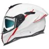 Nexx SX.100R Helmet Short Cut - White Red - SALE