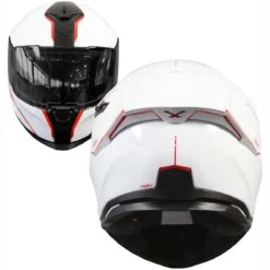 Motorcycle Clothing Store -Motorcycle Clothing Store nexx sx 100r helmet short cut white red getgearedshop 2