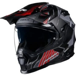 Nexx X.WED 2 Helmet Wild Country - Grey Red 9 Nexx X.WED 2 Helmet Wild Country - Grey Red -Motorcycle Clothing Store nexx x wed 2 helmet wild country grey red getgearedshop 4