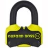 Oxford Boss 16 Disc Lock - Yellow 2 Oxford Boss 16 Disc Lock - Yellow -Motorcycle Clothing Store oxford boss 16 disc lock yellow getgearedshop