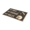 Oxford Door Mat 90cm X 60cm - My Rules -Motorcycle Clothing Store oxford door mat 90cm x 60cm my rules getgearedshop