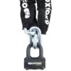 Oxford Nemesis Chain Lock 16mm - Black 2 Oxford Nemesis Chain Lock 16mm - Black -Motorcycle Clothing Store oxford nemesis chain lock 16mm black getgearedshop 1