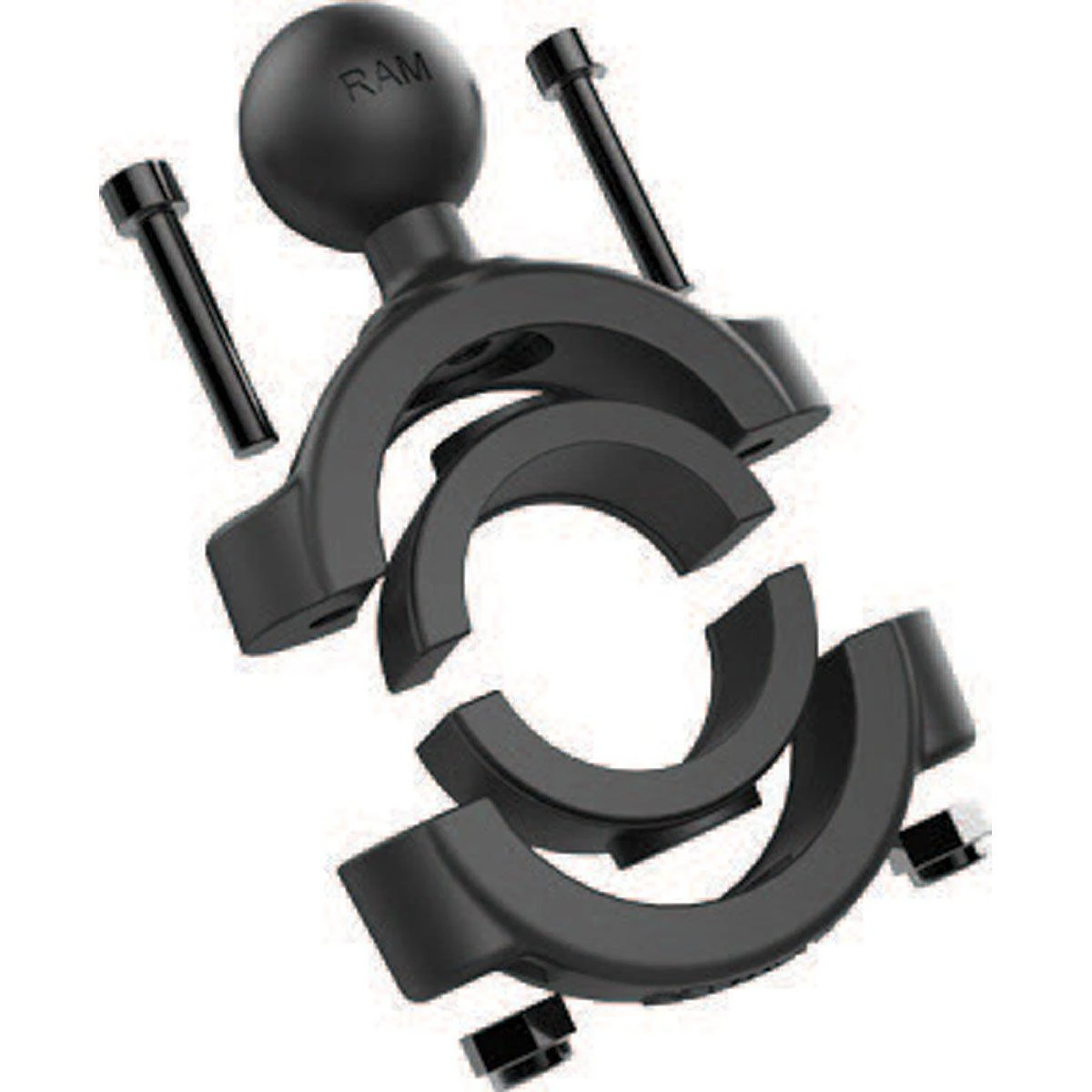 Ram Mounts Handlebar Rail Base 1.125-1.5in - Black 3 Ram Mounts Handlebar Rail Base 1.125-1.5in - Black