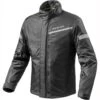 Rev'It! Cyclone 2 H2O Rain Jacket WP - Black - SALE 2 Rev'It! Cyclone 2 H2O Rain Jacket WP - Black - SALE -Motorcycle Clothing Store rev it cyclone 2 h2o rain jacket wp black getgearedshop 1