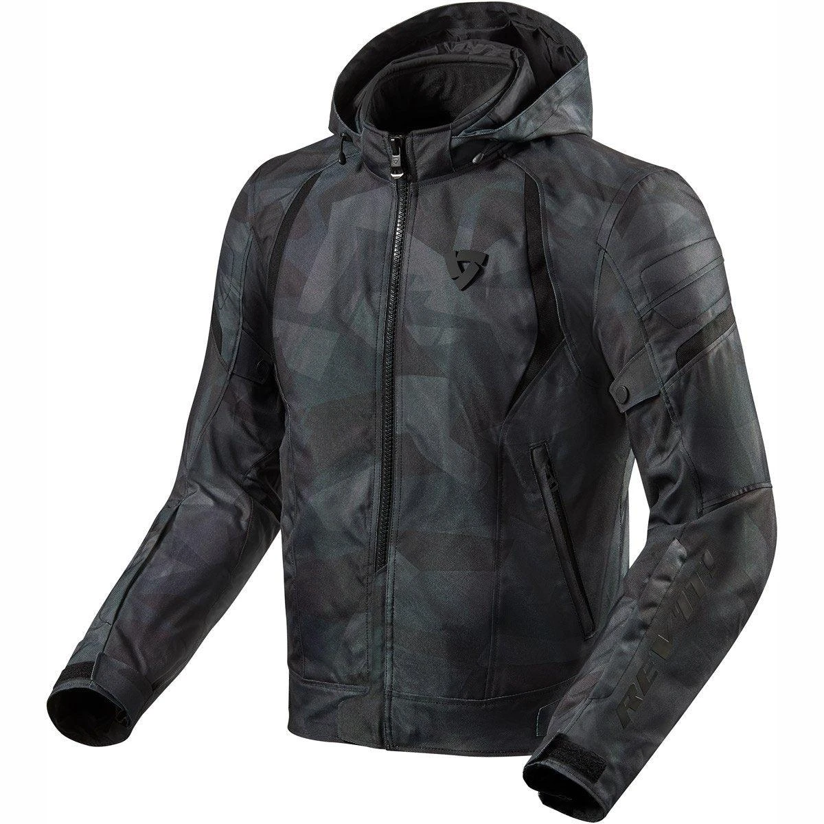 Rev It! Flare 2 H2O Jacket WP - Camo Black Grey 3 Rev It! Flare 2 H2O Jacket WP - Camo Black Grey