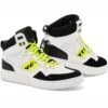 Rev It! Pacer Shoes - White Neon Yellow -Motorcycle Clothing Store rev it pacer shoes white neon yellow getgearedshop