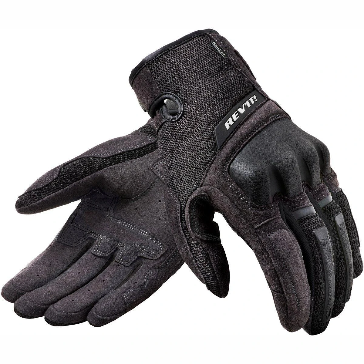 Rev It! Volcano Ladies Gloves - Black Black 3 Rev It! Volcano Ladies Gloves - Black Black