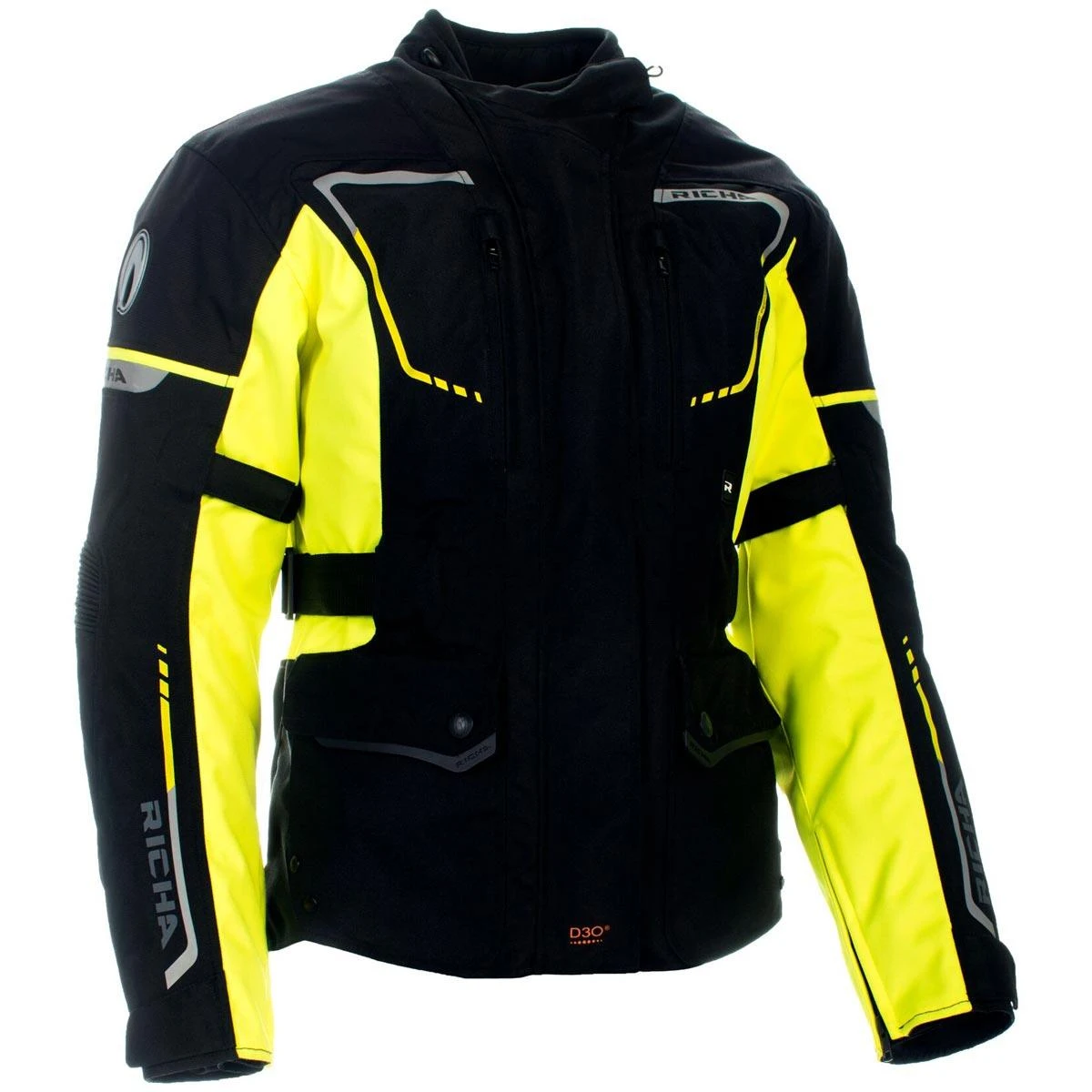 Richa Phantom 2 Jacket WP - Black Yellow 3 Richa Phantom 2 Jacket WP - Black Yellow