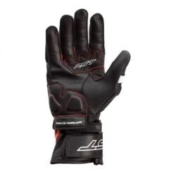 RST Pilot Gloves CE - Black Red White -Motorcycle Clothing Store rst pilot gloves ce black red white getgearedshop 2