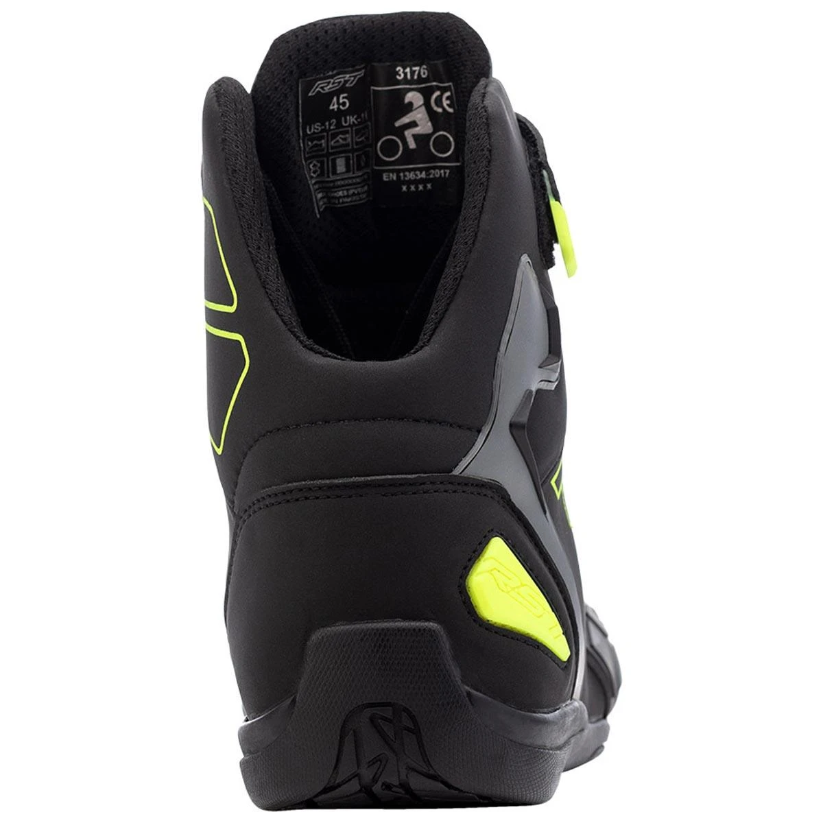 RST Sabre Moto Shoes CE - Black Grey Yellow 6 RST Sabre Moto Shoes CE - Black Grey Yellow - Image 4
