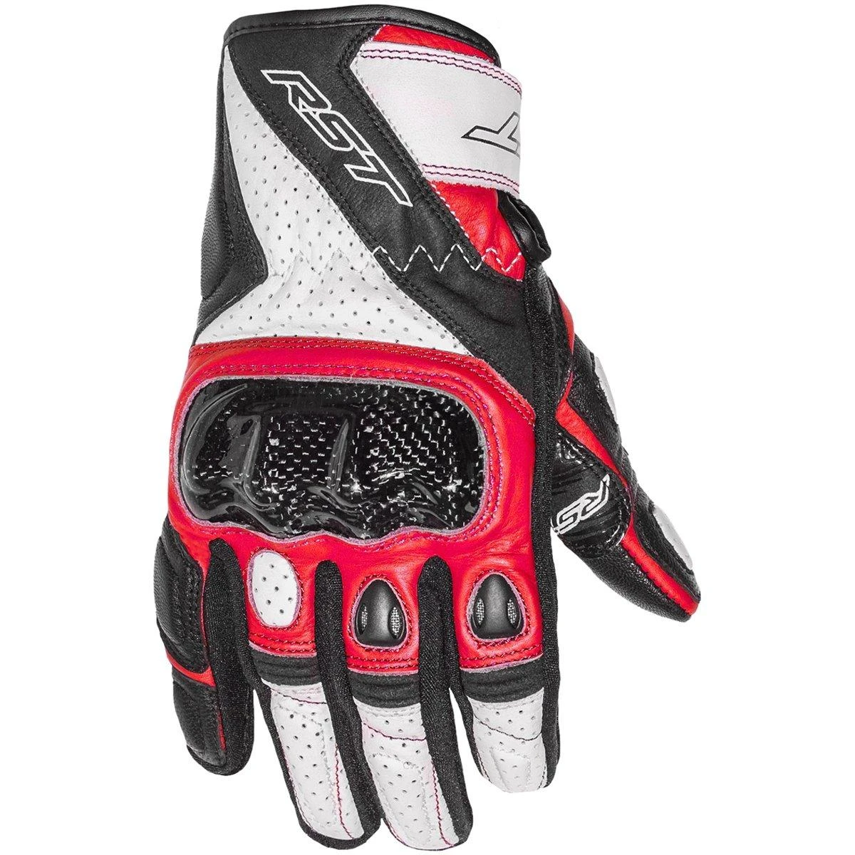RST Stunt III Gloves 2123 CE - Black Red White 3 RST Stunt III Gloves 2123 CE - Black Red White
