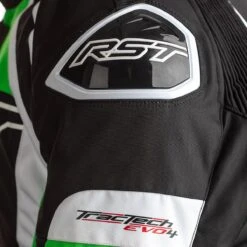 RST Tractech Evo 4 Textile Jacket CE WP - Black Green 10 RST Tractech Evo 4 Textile Jacket CE WP - Black Green -Motorcycle Clothing Store rst tractech evo 4 textile jacket ce wp black green getgearedshop 3