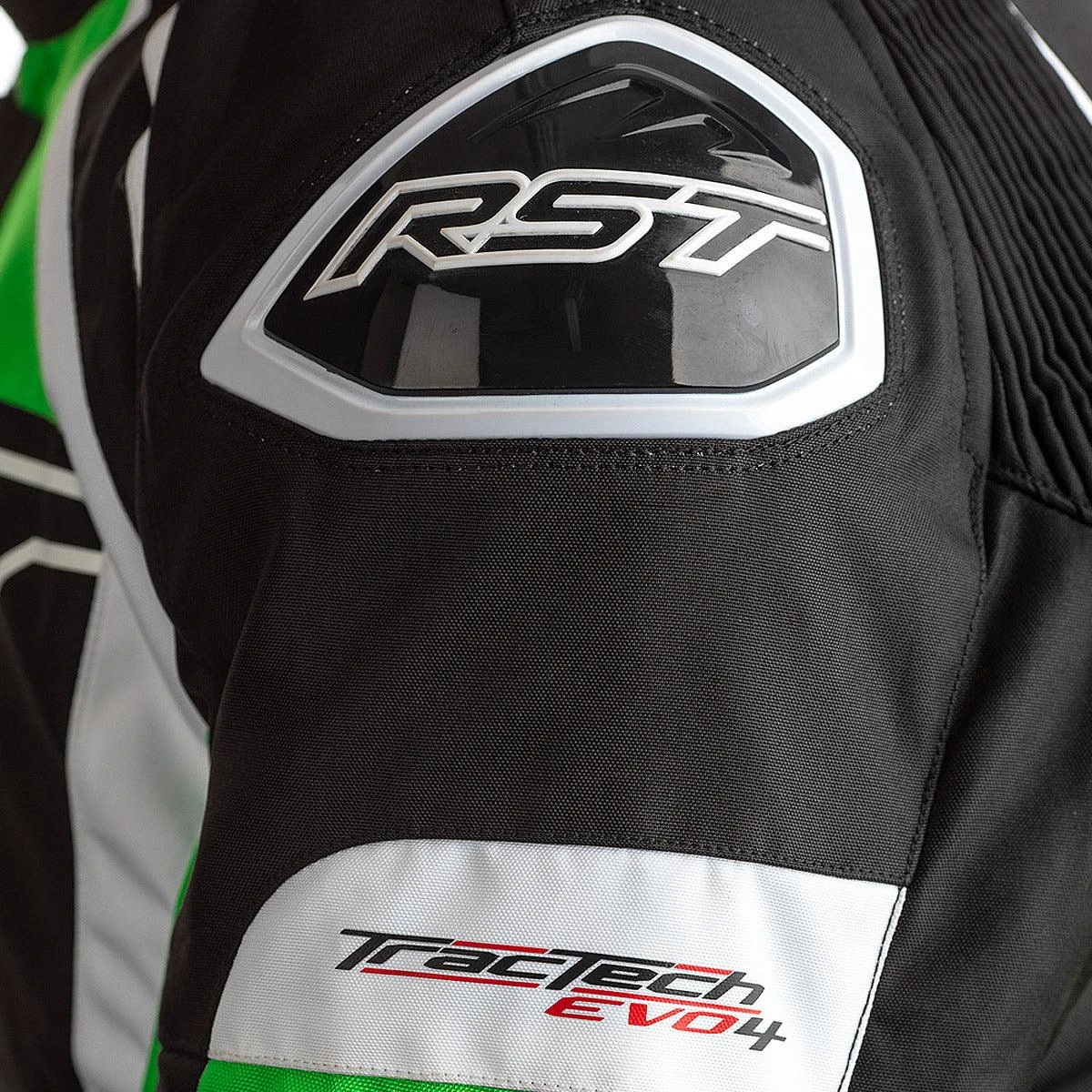 RST Tractech Evo 4 Textile Jacket CE WP - Black Green 5 RST Tractech Evo 4 Textile Jacket CE WP - Black Green - Image 3