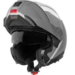 Schuberth C5 Flip Helmet - Concrete Grey -Motorcycle Clothing Store schuberth c5 flip helmet concrete grey getgearedshop 3