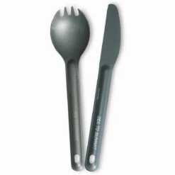 Sea To Summit Alpha Light Cutlery Set 2 PC - Grey - SALE