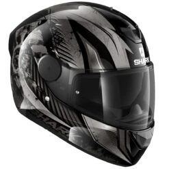 Shark D-Skwal 2 Helmet Atraxx KAS - Silver 9 Shark D-Skwal 2 Helmet Atraxx KAS - Silver -Motorcycle Clothing Store shark d skwal 2 helmet atraxx kas silver getgearedshop 4