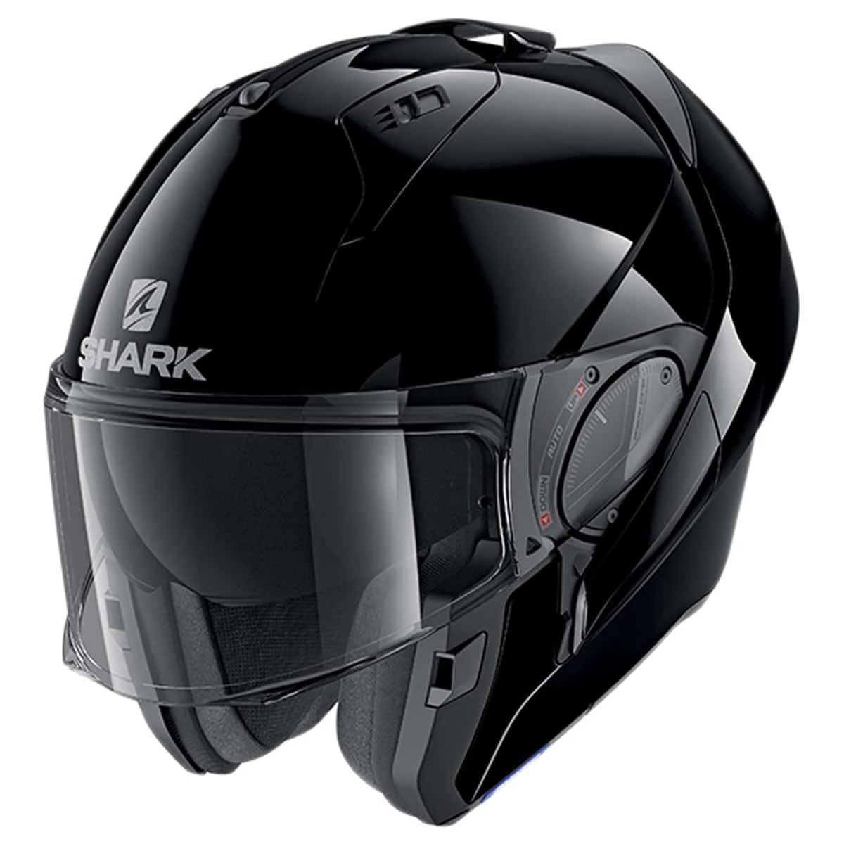 Shark Evo-ES Flip Helmet BLK - Black 5 Shark Evo-ES Flip Helmet BLK - Black - Image 3