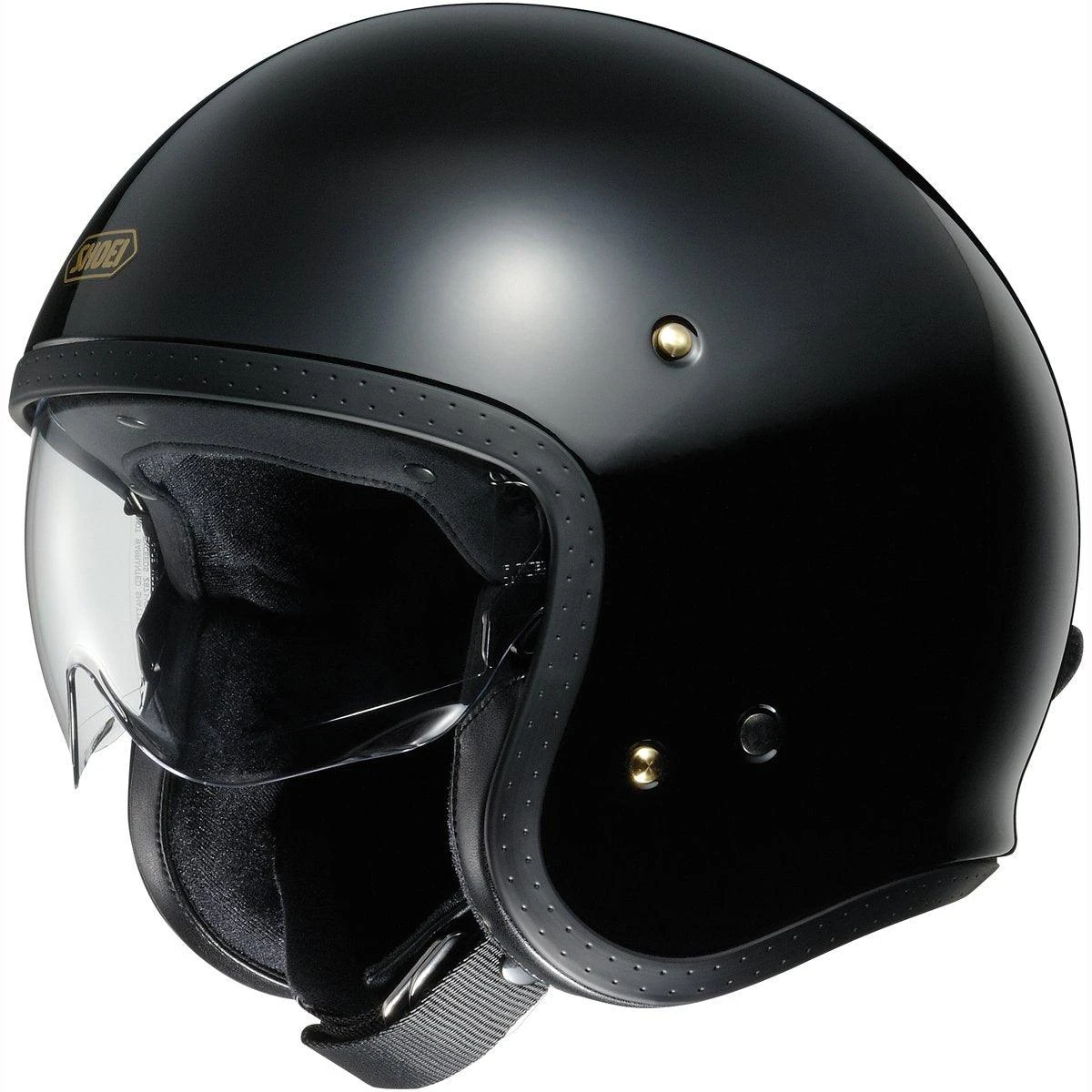 Shoei J-O Open Face Helmet - Black 3 Shoei J-O Open Face Helmet - Black