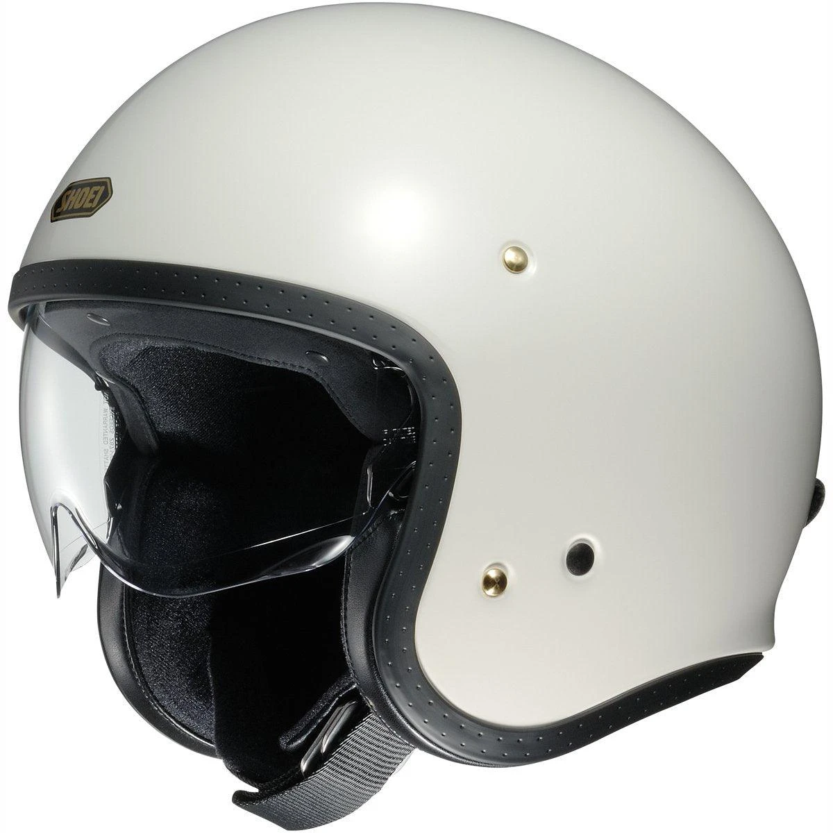 Shoei J-O Open Face Helmet - White 3 Shoei J-O Open Face Helmet - White