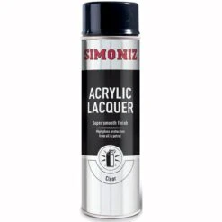 Simoniz Clear Acrylic Lacquer Spray Aerosol Can Car Motorcycle - 500ml