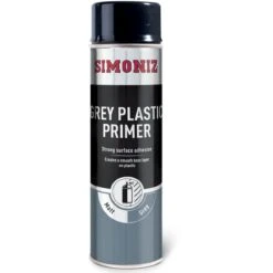 Simoniz Grey Plastic Primer Spray Aerosol Can Car Motorcycle - 500ml - SALE