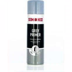 Simoniz Grey Primer Spray Aerosol Can Car Motorcycle - 500ml