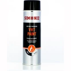 Simoniz Silver VHT High Temperature Paint Spray Aerosol Can - 500ml