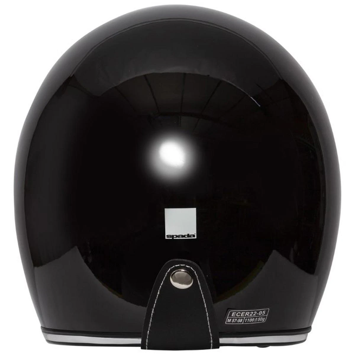 Spada Open Face Classic Helmet - Black 6 Spada Open Face Classic Helmet - Black - Image 4