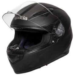 Spada Raiden Helmet - Matt Black -Motorcycle Clothing Store spada raiden helmet matt black getgearedshop 4