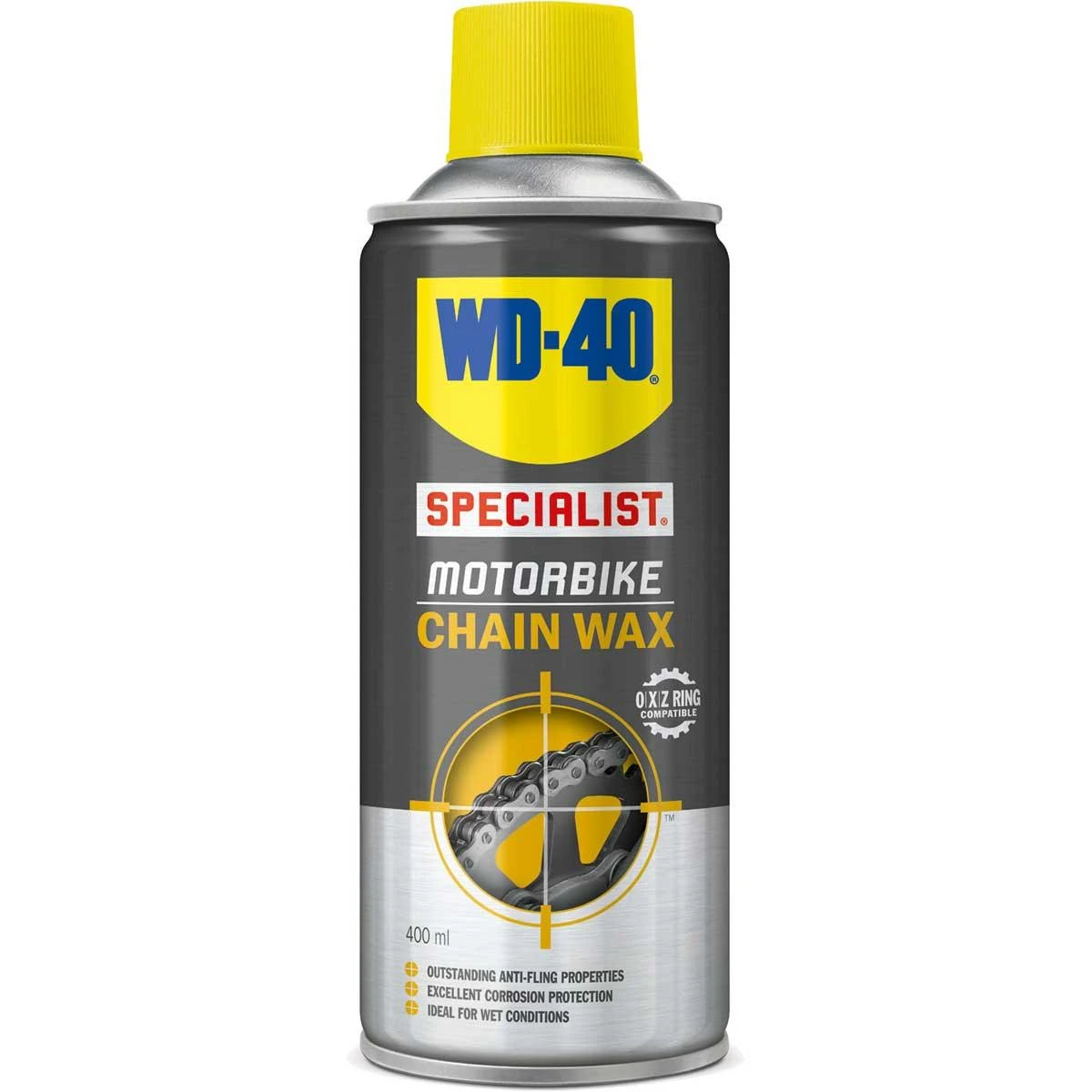 WD-40 WD40 Specialist Motorbike Chain Wax 400ml Clear 3 WD-40 WD40 Specialist Motorbike Chain Wax 400ml Clear